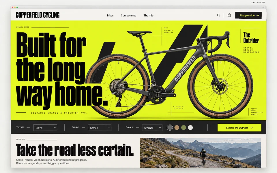 COPPERFIELD CYCLING · Tienda online de marca de bicicletas
