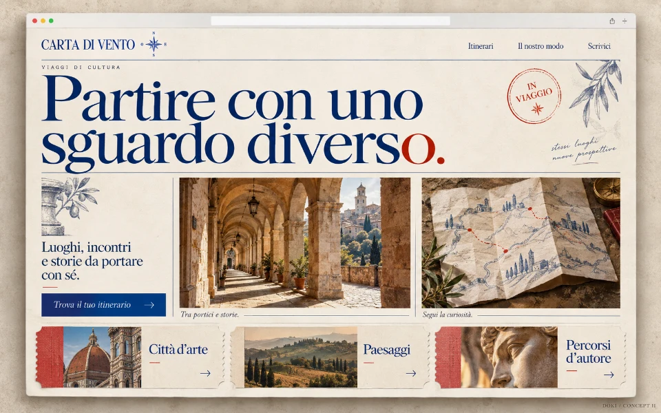 CARTA DI VENTO · Sitio de viajes culturales