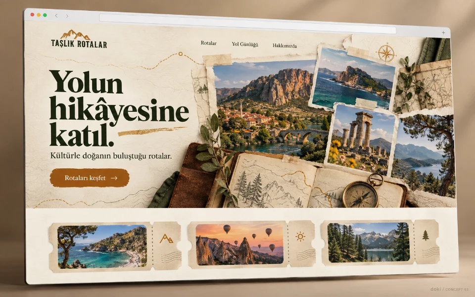 TAŞLIK ROTALAR · Sitio web de rutas culturales y de naturaleza