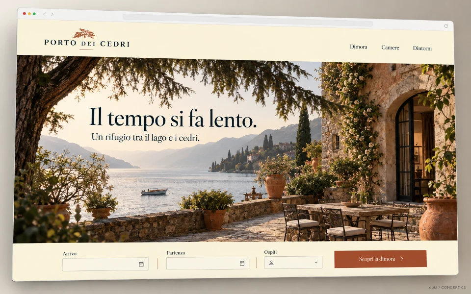 PORTO DEI CEDRI · Sitio web de alojamiento boutique